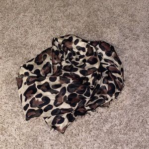 Cheetah Print Infinity Scarf